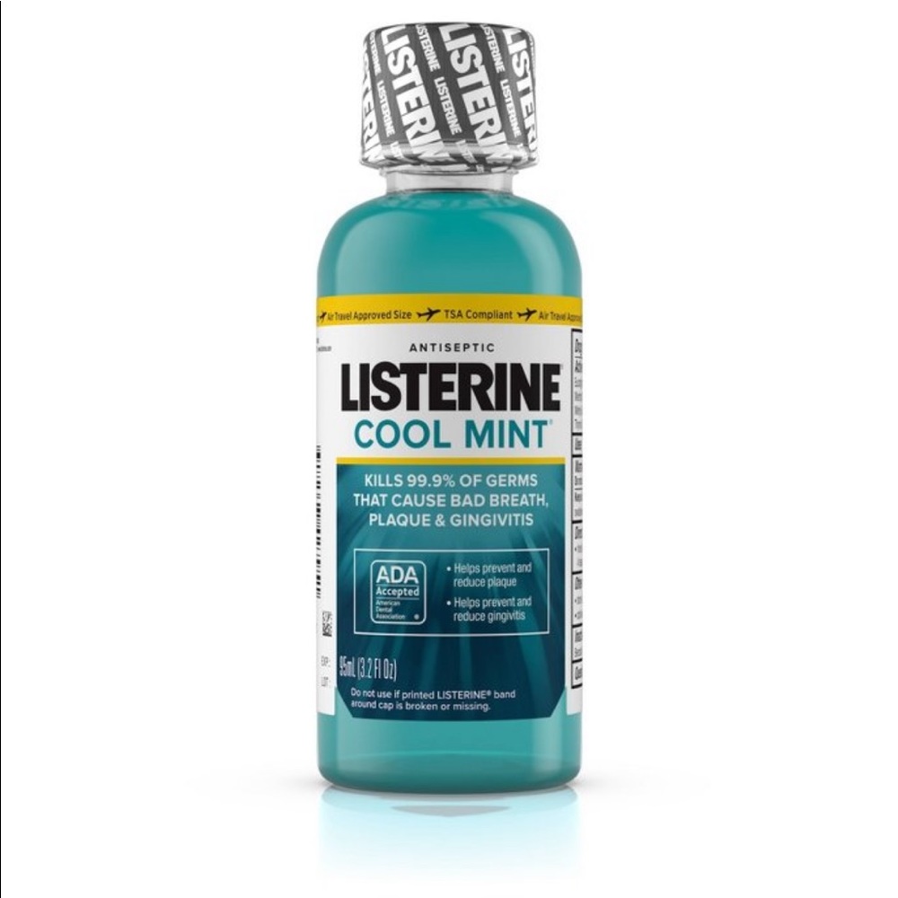 Listerine Cool Mint Mouthwash, travel size (12 pack)